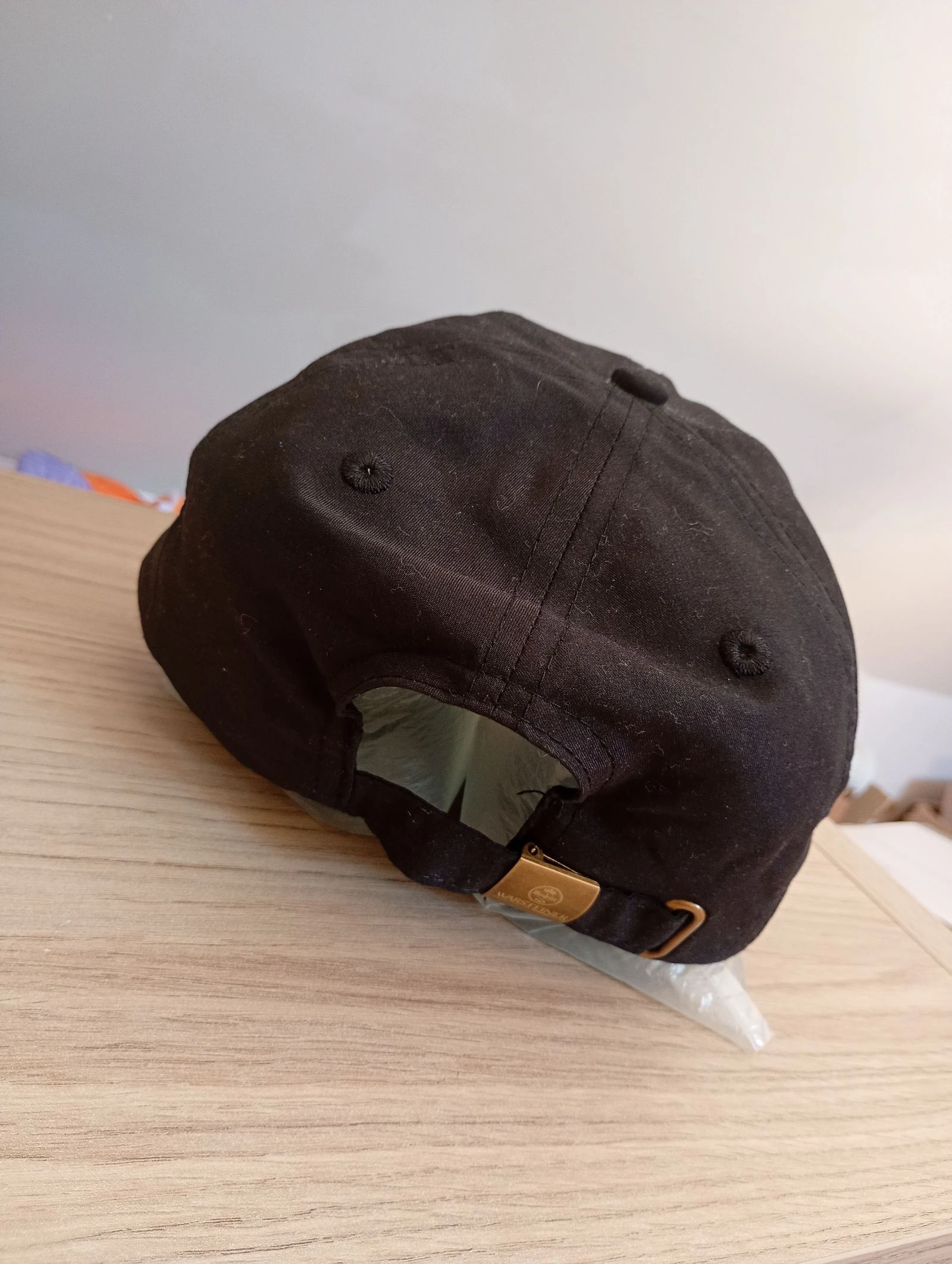Gorra vintage publicitaria ajustable negra – photo 4